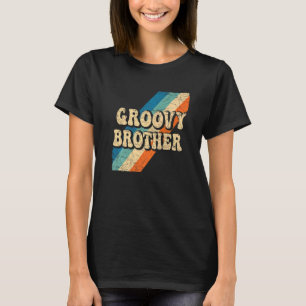 Camiseta Groovy Brother 70s Nostalgia estética de 1970
