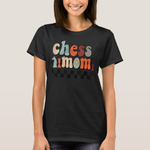 Camiseta Groovy Chess Lover Art Para Mamãe Design Chess