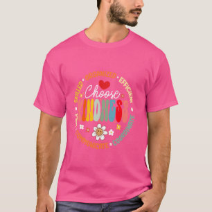 Camiseta Groovy Choose Kindness - Daisy Be Kind Inspiration