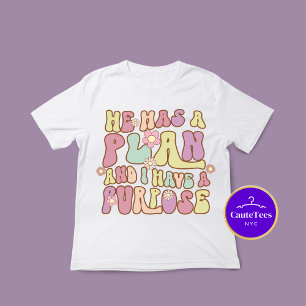 Camiseta Groovy Christian Bíblia Inspiração Religiosa