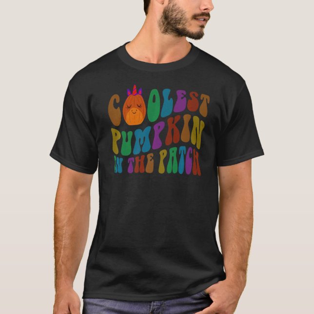 Camiseta Groovy COOLEST PUMPKIN NO PATCH 3º 4º 5 6º (Frente)