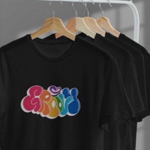 Camiseta Groovy Cote Feliz Retro