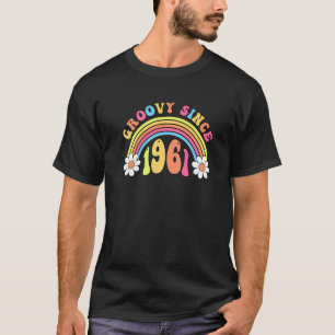 Camiseta Groovy Desde 1961 Vintage Retro Birthday