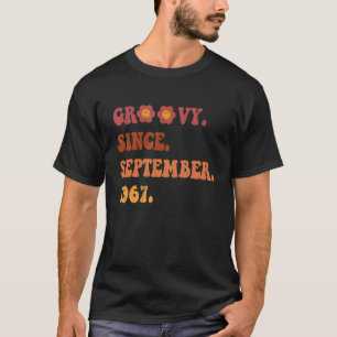 Camiseta Groovy Desde Setembro De 1967 Retro Groovy 55 Anos
