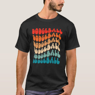 Camiseta Groovy Dodgeball para Meninas Retro 70 Hippie B