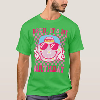 Camiseta Groovy É Meu Aniversário Mulheres Meninas Festa de