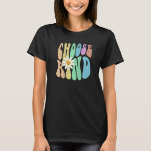 Camiseta Groovy ESCOLHA COM GENTILEZA Retro Pare de Intimid