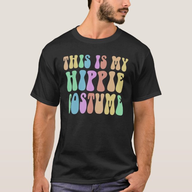 Camiseta Groovy, este é o meu Hipster de fantasia 1. (Frente)