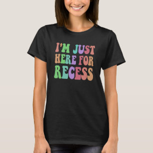 Camiseta Groovy, ESTOU AQUI, para a Cafetaria de Sarcasm.