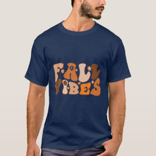 Camiseta Groovy Fall Vibes Autumn Season Vibes Pumpkin Than