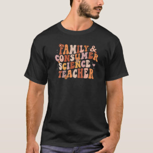 Camiseta Groovy Family and Consumer Science Facs Teacher Sc