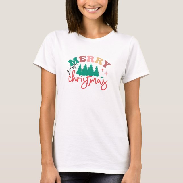 Camiseta Groovy Felry Christmas T Shirt (Frente)