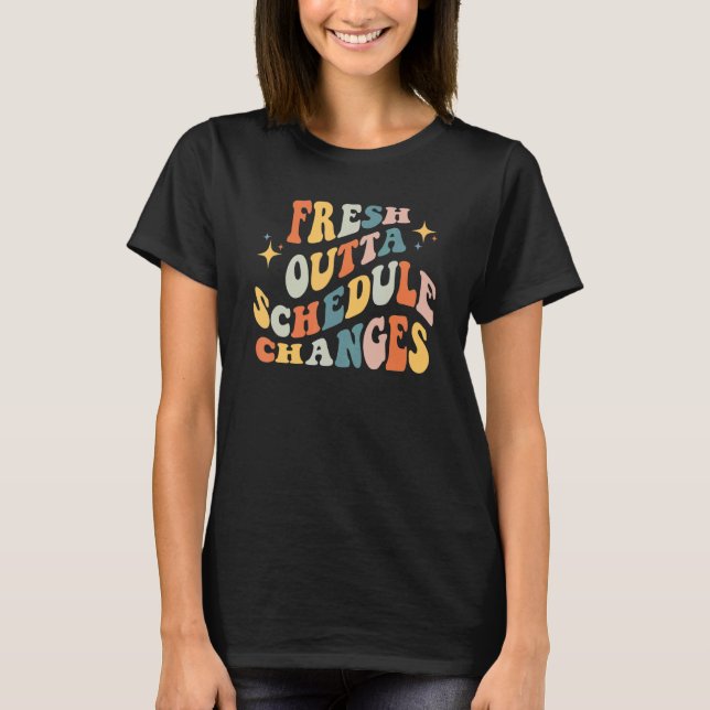 Camiseta Groovy Fresco Fora da Programação Muda o Conselhei (Frente)