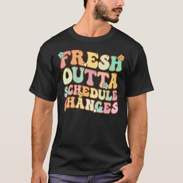 Camiseta Groovy Fresco Fora da Programação Muda o Conselhei (Frente)