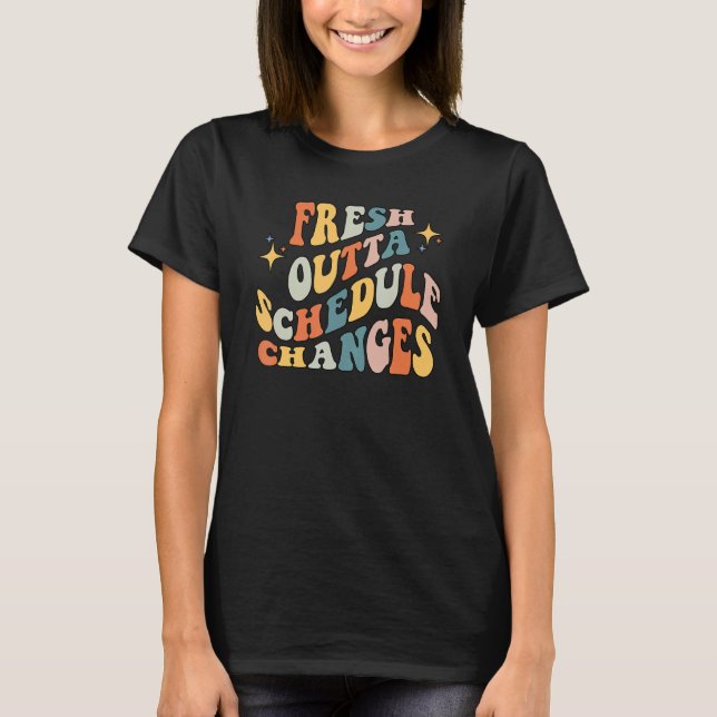Camiseta Groovy Fresco Fora da Programação Muda o Conselhei (Frente)