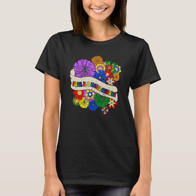 Camiseta Groovy Gender A Social Construct LGBTQ Gay Lesbian (Frente)