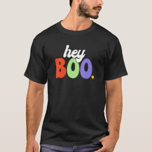 Camiseta Groovy Ghost Halloween Pumpkin Face Ei Boo Trendy