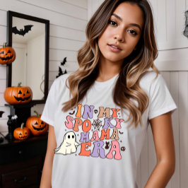 CAMISETA GROOVY HALLOWEEN NA MINHA ESPOSA ERA MÃE