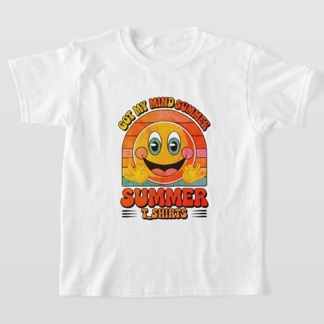 Camiseta Groovy Happy Face Tee - Víbias De Verão E Ruas Sun (Postura )