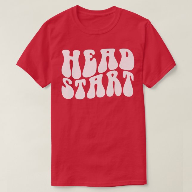 Camiseta Groovy Head Start Back To School Early Childhood E (Frente do Design)