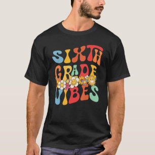 Camiseta Groovy Hello 6 Grau Vibes Retro Professor De Volta
