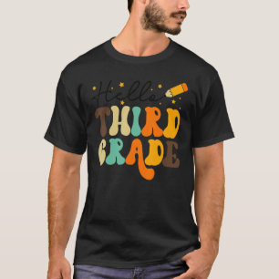 Camiseta Groovy Hello Terceiro Grau Vibes Retro Professores