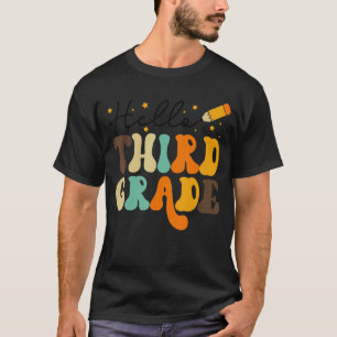Camiseta Groovy Hello Terceiro Grau Vibes Retro Professores
