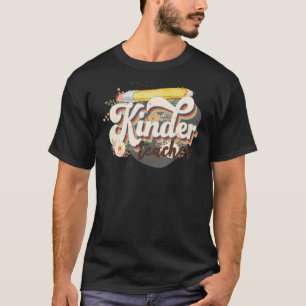 Camiseta Groovy Hippy Kinder Professor Ensino Adoro Inspirá