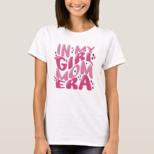 Camiseta Groovy In My Girl Era Retro Pink