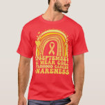 Camiseta Groovy In September We Wear Gold Childhood Cancer<br><div class="desc">Groovy In September We Wear Gold Childhood Cancer Awareness .</div>
