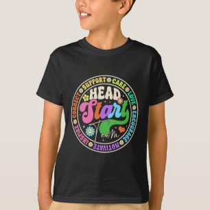 Camiseta Groovy Inspirar Encorajar Amor Equipe de Início An