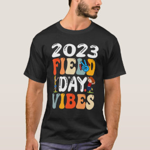 Camiseta Groovy It's Field Day Vibes for Teacher Kid 2023