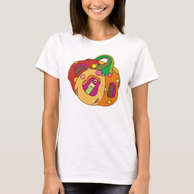Camiseta Groovy Jack-o-lantern (Frente)
