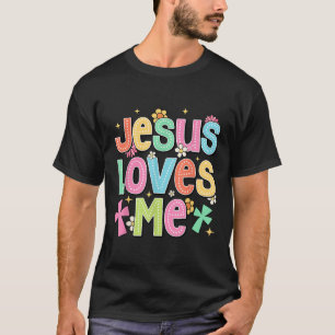 Camiseta Groovy Jesus Me Ama Igreja Cristã Bíblica