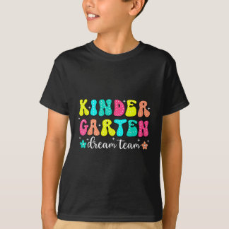 Camiseta Groovy Kindergarten Dream Team Back To School Teac