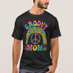 Camiseta Groovy Mãe 70s Nostalgia Estética de 1970 Retro Mo