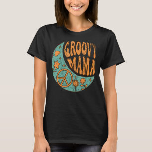 Camiseta Groovy Mama 70s Nostalgia estética de 1970 Retro M
