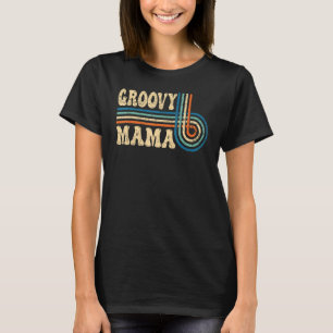 Camiseta Groovy Mama 70s Nostalgia estética de 1970 Retro M