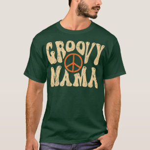 Camiseta Groovy Mama 70s Nostalgia estética dos anos 70 Ret