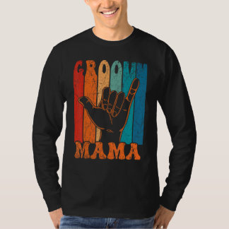 Camiseta Groovy Mama Estética Nostalgia Anos 70 Retro M