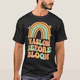 Camiseta Groovy Maslow Antes do Bloom SPED Teacher School P
