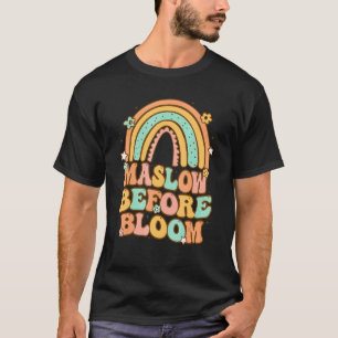 Camiseta Groovy Maslow Antes do Bloom SPED Teacher School P