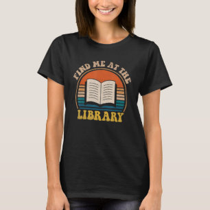 Camiseta Groovy Me Encontra Na Biblioteca Lover Book Vintag