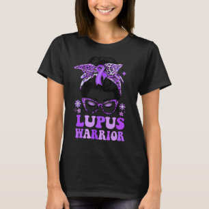 Camiseta Groovy Messy Bun Leopard Roxo Lupus Warri