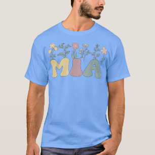 Camiseta Groovy Mia Avó Flores Mia Avó T-Shirt