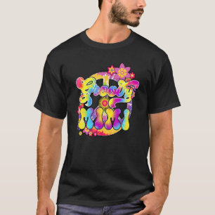 Camiseta Groovy Mimi Matching Family Chá de fraldas Hippie 