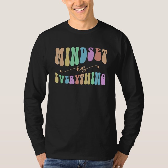 Camiseta Groovy MINDSET EVERYTHING Future Millionaire in Tr (Frente)