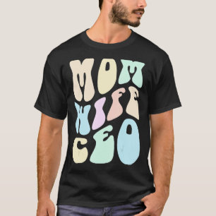 Camiseta Groovy MOM WIFE CEO GIRL Sra. Empeneur Business