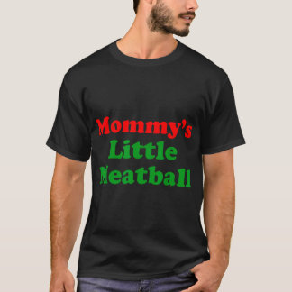 Camiseta Groovy Mommys Little Meatball Família Italiana