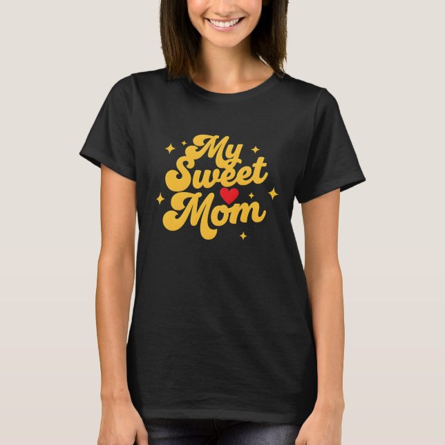 Camiseta Groovy My Sweet Mom (Frente)